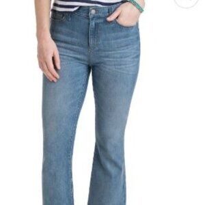 Vineyard Vines Kicked Flare Cropped Jeans